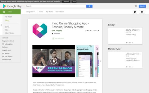 Fynd Online Shopping App - Fashion, Beauty & more - Apps ...