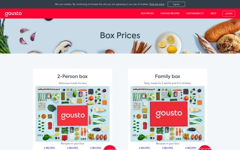 Gousto Prices | Try Our Food Box Delivery Now | Gousto