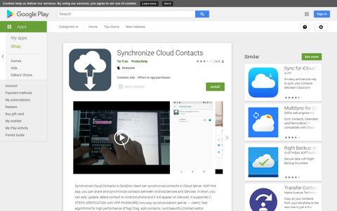 Synchronize Cloud Contacts - Apps on Google Play