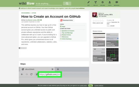 How to Create an Account on GitHub: 8 Steps (with Pictures)