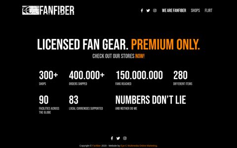 Fanfiber - Premium Fan Gear only