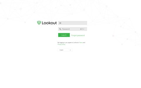 Account Login - Lookout