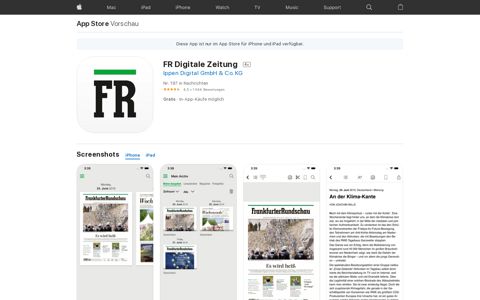 ‎FR Digitale Zeitung im App Store