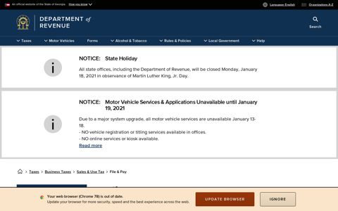 File & Pay | Georgia Department of Revenue