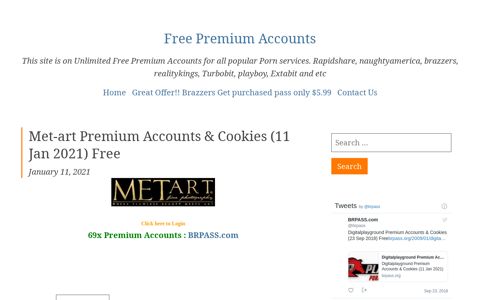 Cookies - Met-art Premium Accounts