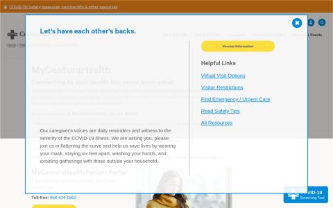 MyCenturaHealth | Health Care Portal | Centura Health