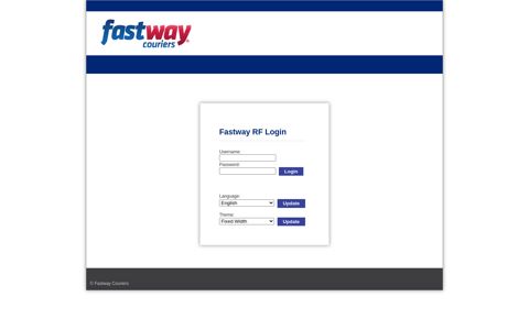 Fastway RF Login