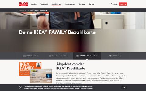 Deine IKEA FAMILY Bezahlkarte - Ikano Bank