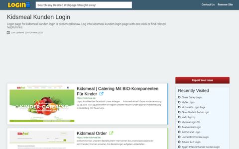 Kidsmeal Kunden Login | Accedi Kidsmeal Kunden - Loginii.com