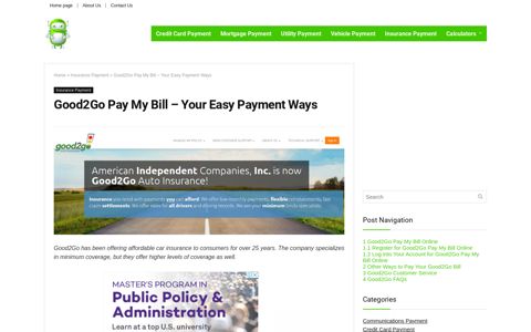 Good2Go Pay My Bill - Your Easy Payment Ways