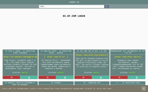ec.ef.com login - Tinjauan umum tentang Login, Prosedur, dan ...