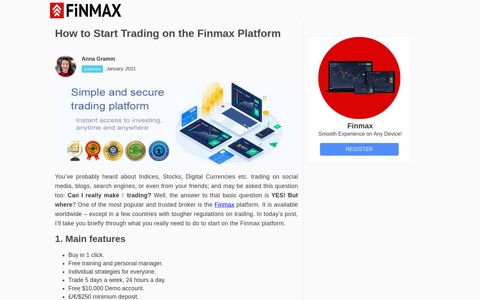Finmax - Investment Platform