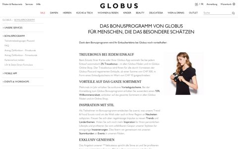 Bonusprogramm - Globus