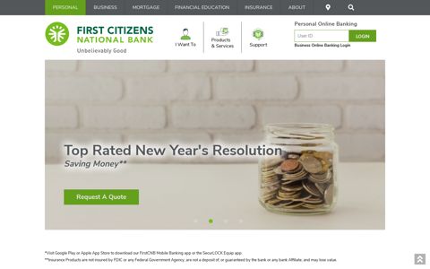 Unbelievably Good Banking - First Citizens Bank