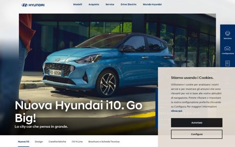Nuova i10 | Go Big | Hyundai Motor Company Italy