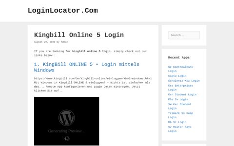 kingbill online 5 - LoginLocator.Com