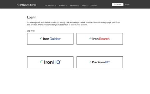 Your Iron Solutions Account: Here's Where To Log In