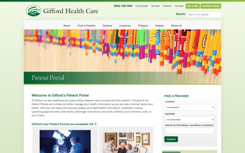 Patient Portal - Gifford Health Care