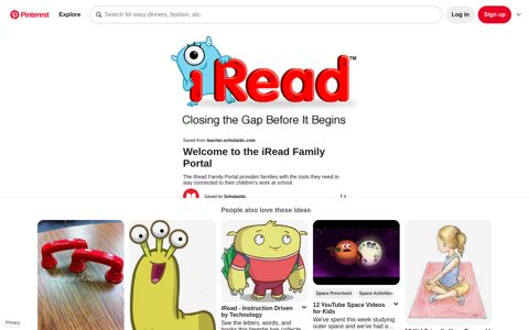 Welcome to the iRead Family Portal | Learning websites for ...