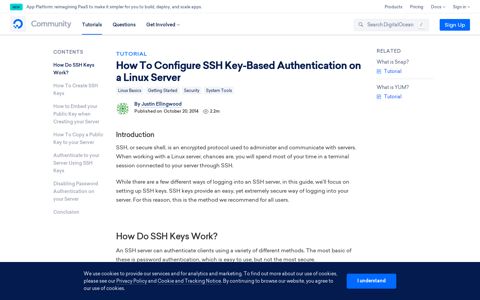 How To Configure SSH Key-Based Authentication on a Linux ...