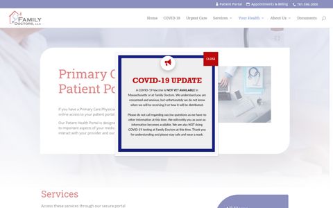 Primary Care Patient Portal | Family Doctors, LLC
