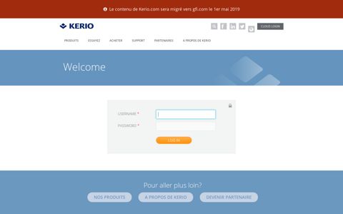 User account | Kerio Technologies