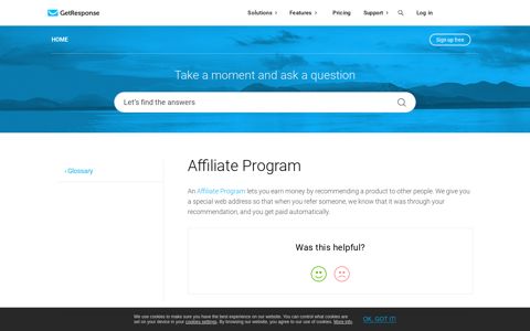 Affiliate Program - GetResponse Help
