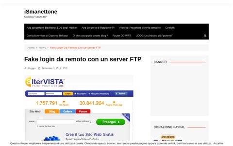 Fake login da remoto su un server FTP - iSmanettone