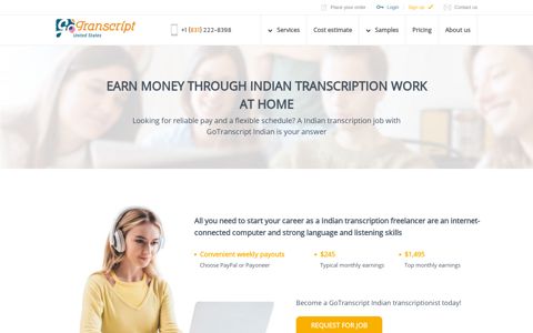 Indian Transcription Job, Hiring Now! - GoTranscript