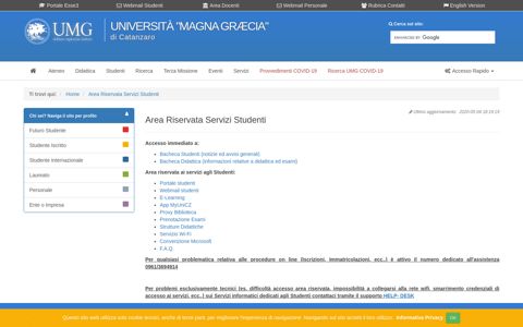 UMG - Università degli Studi "Magna Graecia" di Catanzaro