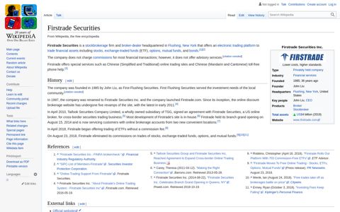 Firstrade Securities - Wikipedia