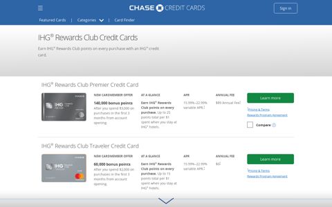 IHG | Credit Cards | Chase.com