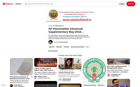 AP Intermedeiate Advanced Supplementary May-2017 First/Second ...