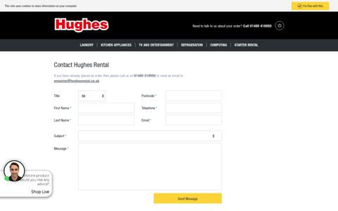 Contact Hughes Rental