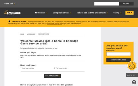 New Customers | Enbridge Gas