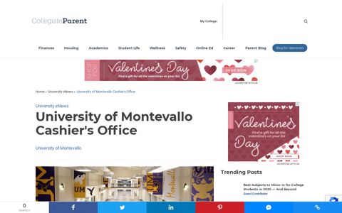 University of Montevallo Cashier's Office | CollegiateParent