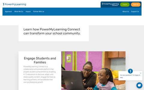 Engage Students and Families | PowerMyLearning Connect