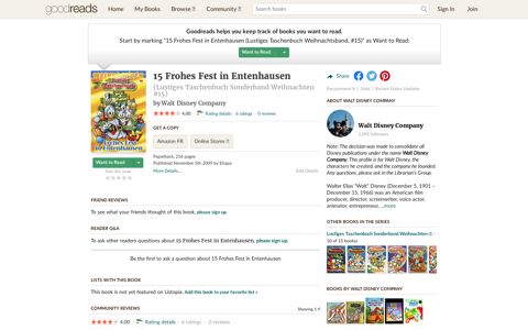 15 Frohes Fest in Entenhausen by Walt Disney Company