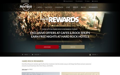 Hard Rock Rewards