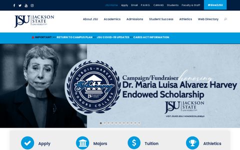 Jackson State University: Homepage