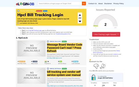 Hpcl Bill Tracking Login - login login login login 0 Views