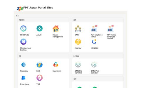 FPT Japan Portal Sites