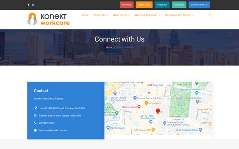 Connect with Us - Konekt Workcare