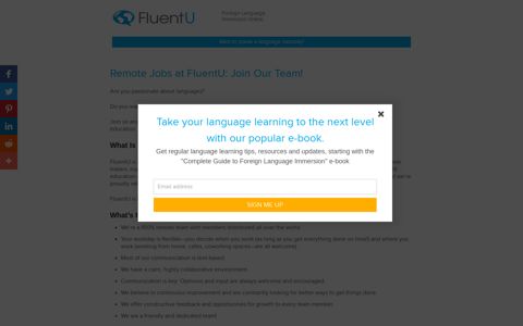 Jobs at FluentU: Join Our Team! | FluentU Language Learning