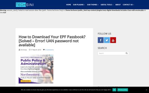 How to Download Your EPF Passbook? [Solved - Error! UAN ...