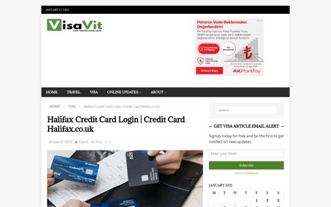 Halifax Credit Card Login | Credit Card Halifax.co.uk | VisaVit