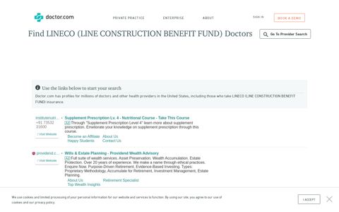Doctors who accept LINECO (LINE ... - Doctor.com