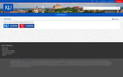 myKU Login - myKU Portal - The University of Kansas