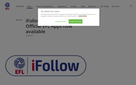 iFollow: Match Passes and Official EFL Apps now available ...