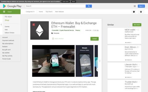 Ethereum Wallet. Buy & Exchange ETH — Freewallet - Apps ...